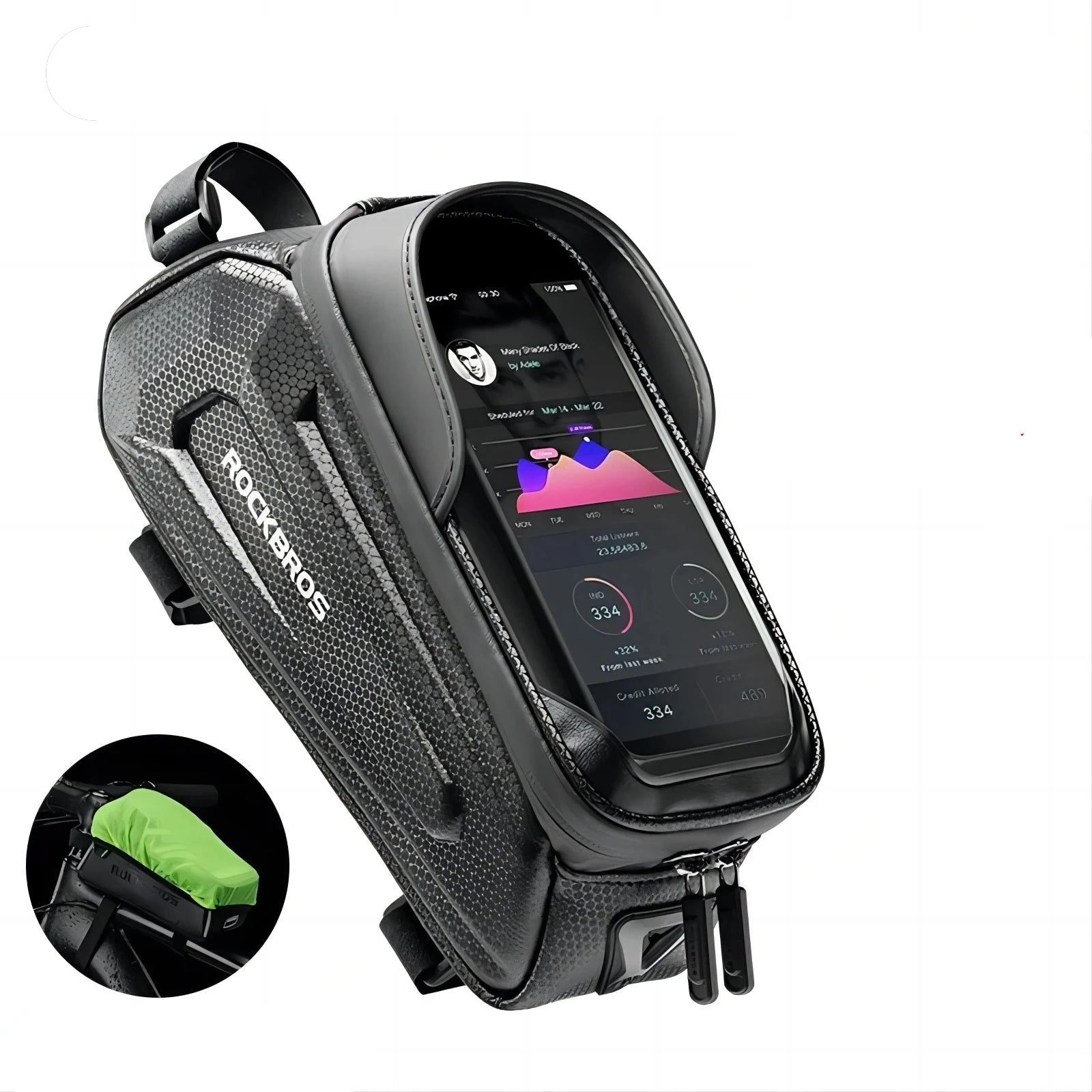 Bolsa de Bicicleta ROCKBROS Impermeável com Tela Touch