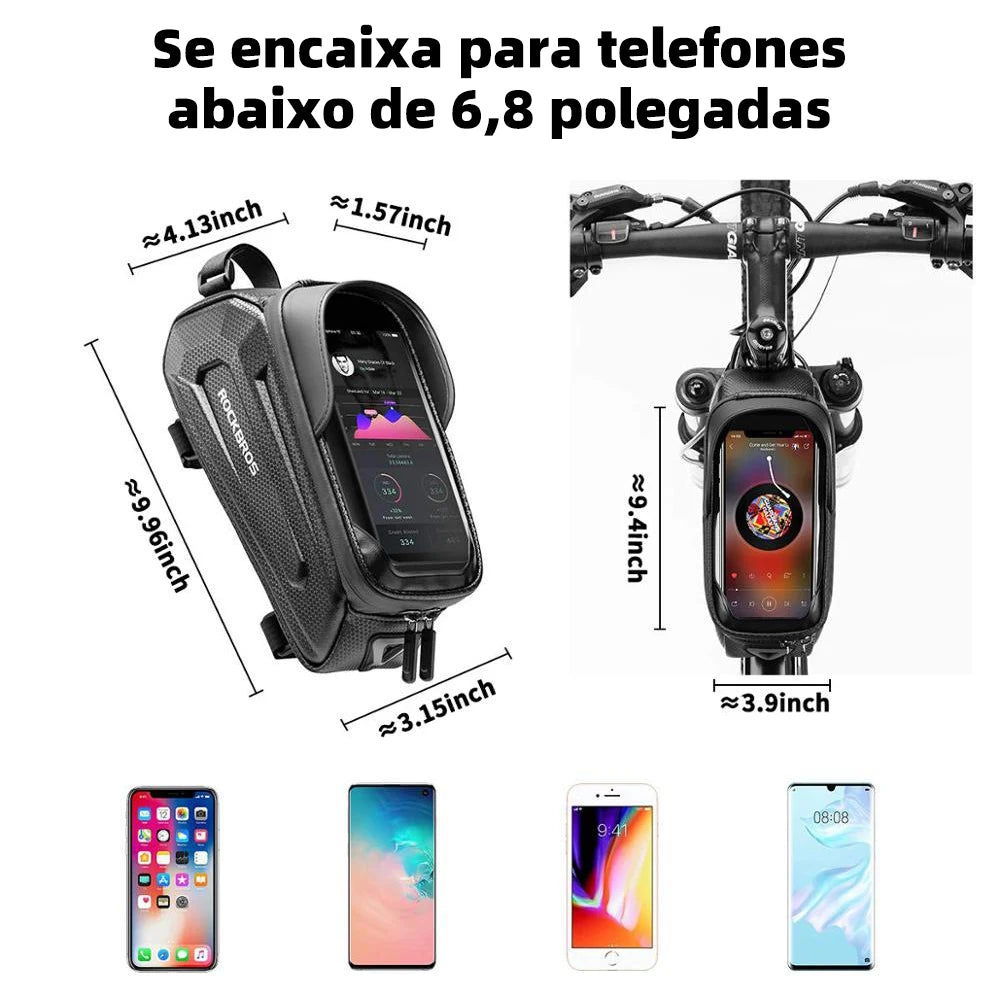 Bolsa de Bicicleta ROCKBROS Impermeável com Tela Touch