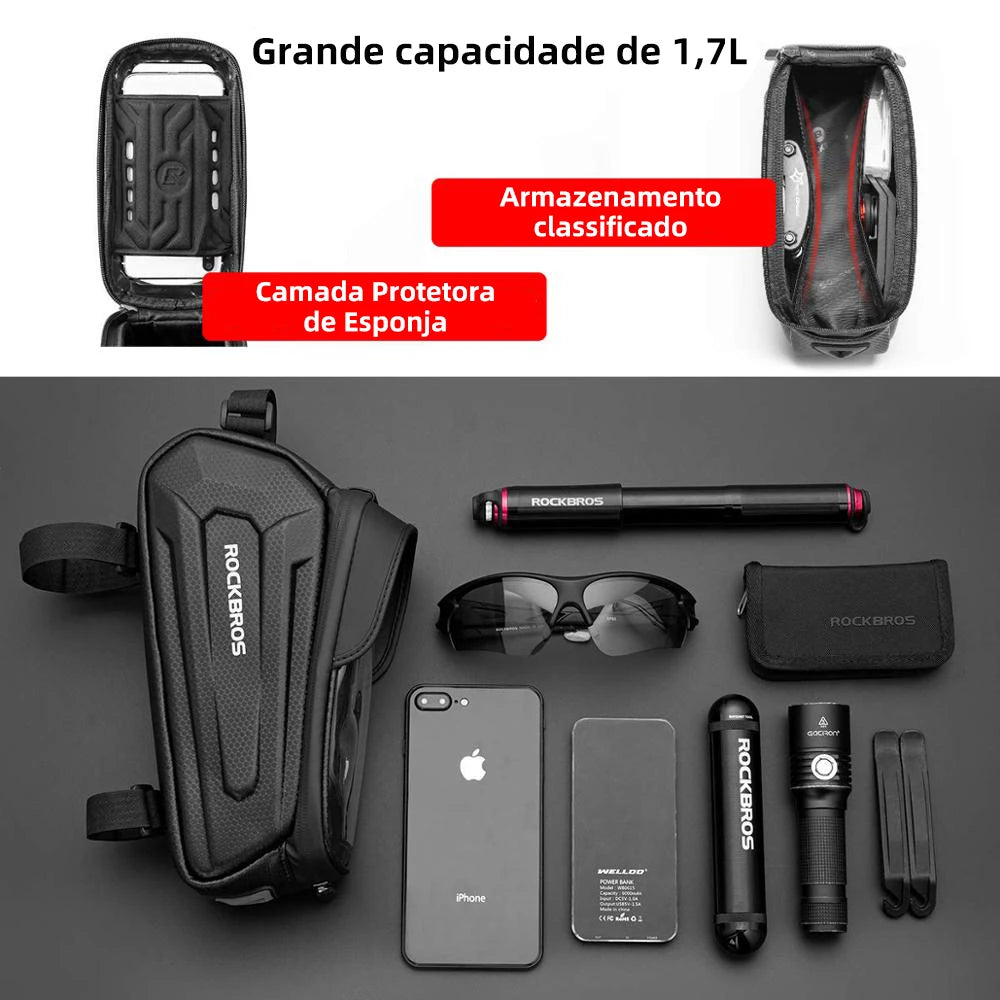 Bolsa de Bicicleta ROCKBROS Impermeável com Tela Touch