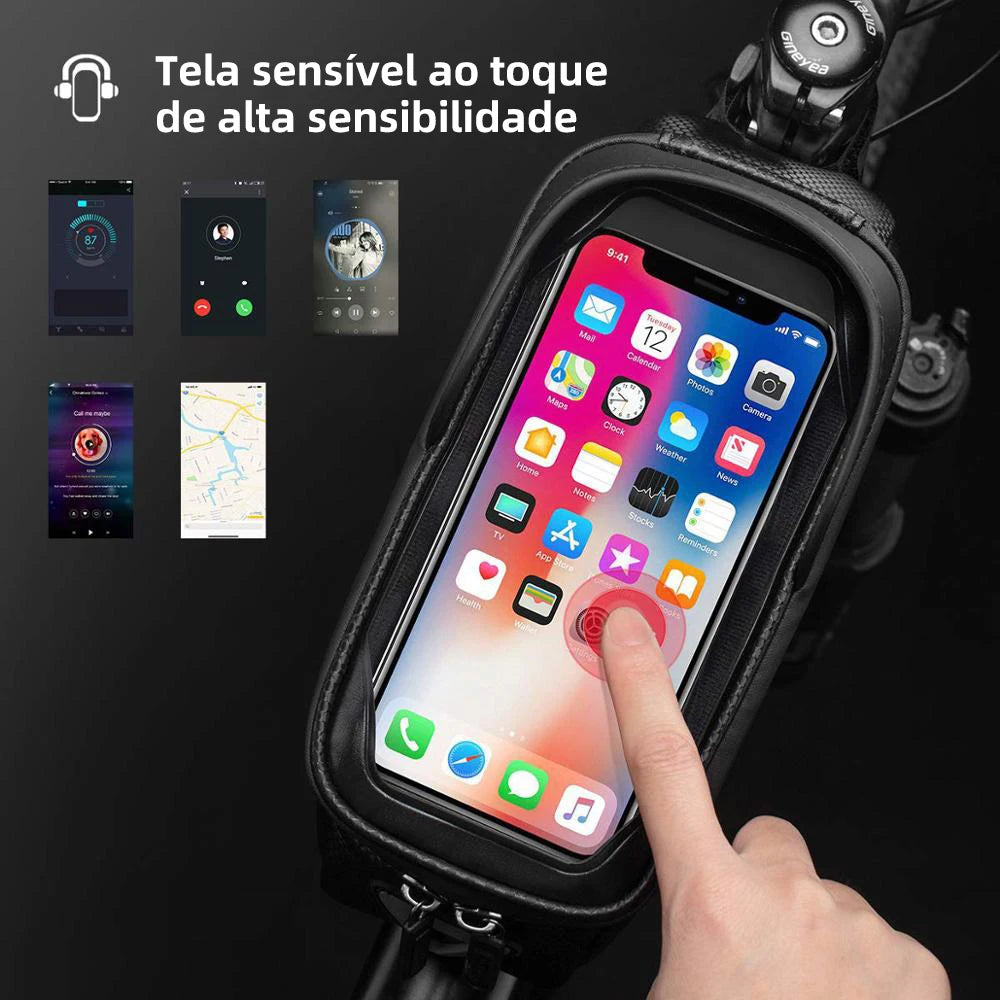 Bolsa de Bicicleta ROCKBROS Impermeável com Tela Touch