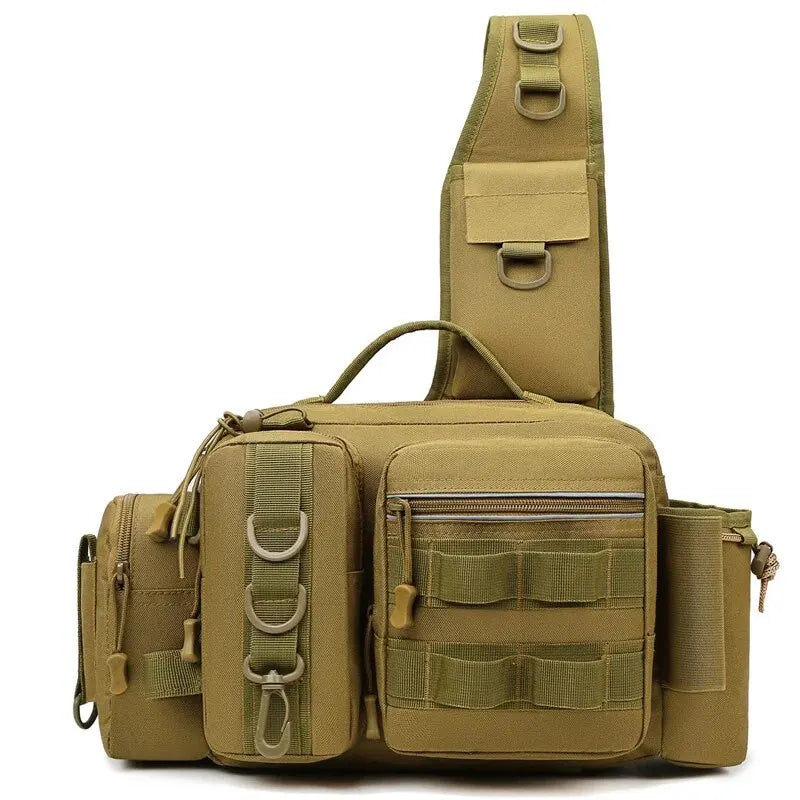 Mochila de Pesca Multifuncional Keverest com Suporte de Haste