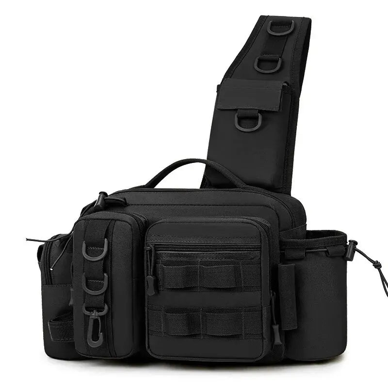 Mochila de Pesca Multifuncional Keverest com Suporte de Haste