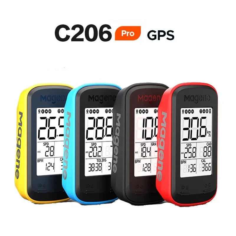 Computador de Bicicleta GPS Sem Fio Magene C206 Pro