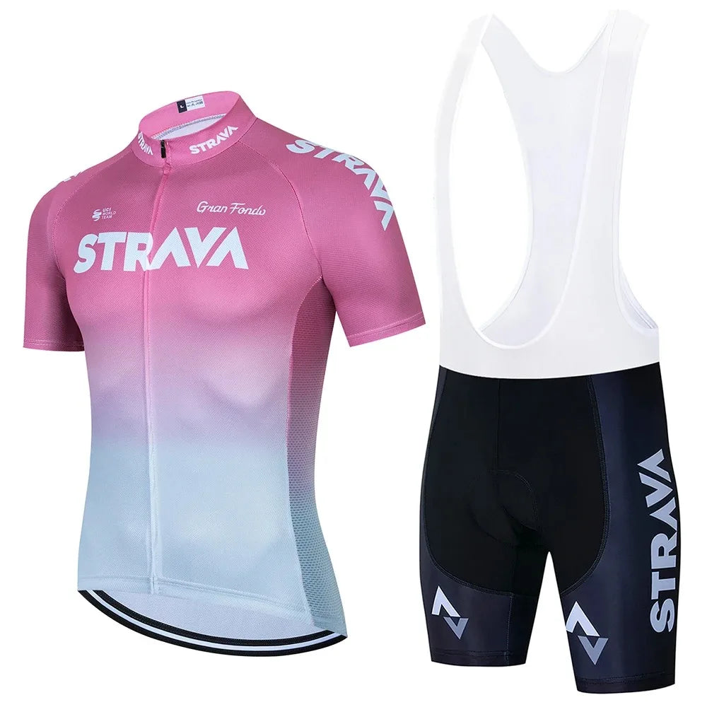 Conjunto de Ciclismo Masculino Strava - Verão 2024